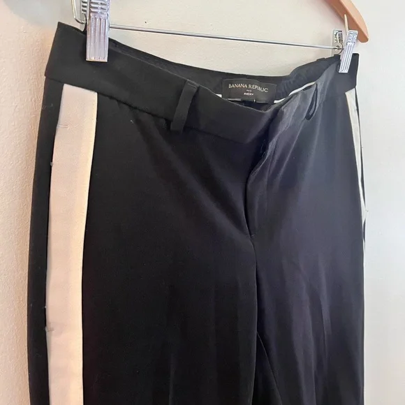 White Stripe Black Office Pant - Picture 3 of 4